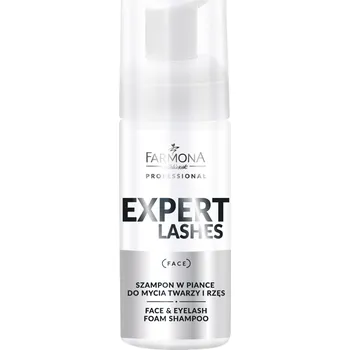 Šampon Farmona expert lashes šampon v pěně na obličej a řasy 100 ml