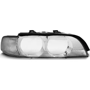 Přední světlomet TUNING-TEC Přední světla BMW E39 95-00 - kryty světel, náhradní sklo - chrom