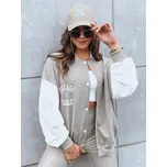 Dámská bomber bunda OLDSCHOOL CHICAGO BY1209 Barva: Béžová, Velikost: ONE SIZE