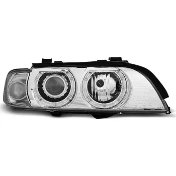 Přední světlomet TUNING-TEC Přední světla BMW E39 95-03 Angel Eyes - chrom