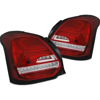 Zadní světlomet TUNING-TEC Zadní světla Suzuki Swift VI 17- červené/bílé LED SEQ