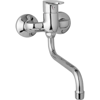 Vodovodní baterie JB Sanitary nástěnná dřezová a umyvadlová baterie TIRA D10 30 30 rozteč 100 mm, trubkové ramínko 200 mm