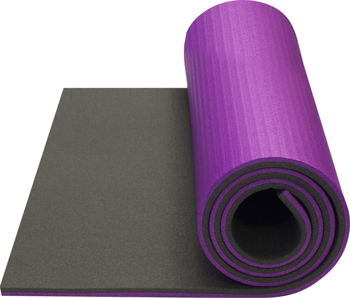 YATE FITNESS SUPER ELASTIC Karimatka 190 tm.šedá/fialová