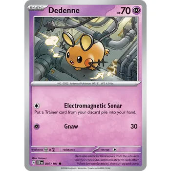 Karetní hra Dedenne 087/191 - Surging Sparks Typ karty: Reverse Holo