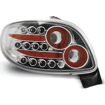 Zadní světlomet TUNING-TEC Zadní světla Peugeot 206 98-07 - krystal/chrom LED 1