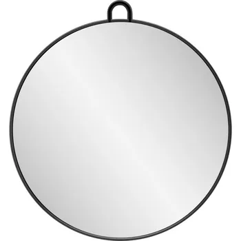 Zrcadlo Holičské zrcadlo Q-29 kulaté černé