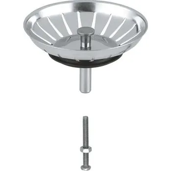 Vodovodní baterie Grohe Dřezová zátka se sítkem, nerez 42576SD0