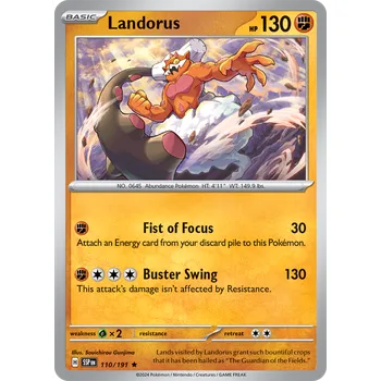 Karetní hra Landorus 110/191 - Surging Sparks Typ karty: Holo