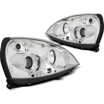 Přední světlomet TUNING-TEC Přední světla Renault Clio II 01-05 Angel Eyes CCFL - chrom