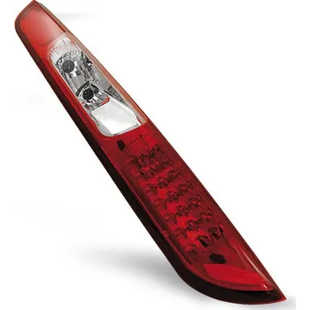 Zadní světlomet TUNING-TEC Zadní světla Ford Focus II 05-08 hatchback - krystal/červené LED 1