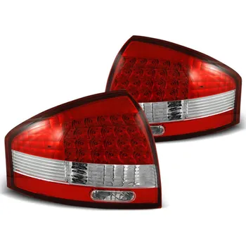 Zadní světlomet TUNING-TEC Zadní světla Audi A6 4B 97-04 sedan - krystal/červené LED