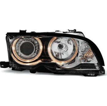Přední světlomet TUNING-TEC Přední světla BMW E46 Coupe Cabrio 01-03 Angel Eyes - chrom