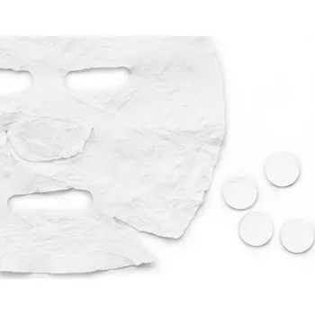 Pleťová maska Jednorázová maska ze stlačené netkané textilie 10 kusů