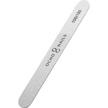 Ocho Nails rovný pilník slim 100/180 10 ks.