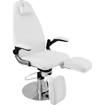 Pedikérské křeslo Hydraulické podiatrické křeslo Azzurro 713A, bílé