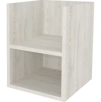 Koupelnový nábytek Aira, koupelnová skříňka 40 cm, spodní, Multidecor, White Loft Pine
