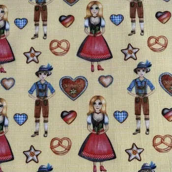 ubrus Ubrus krojované postavy, hvězdy, srdce, preclíky TC22-16 - obdélník 120 x 140 cm