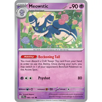 Karetní hra Meowstic 085/191 - Surging Sparks Typ karty: Non-Holo
