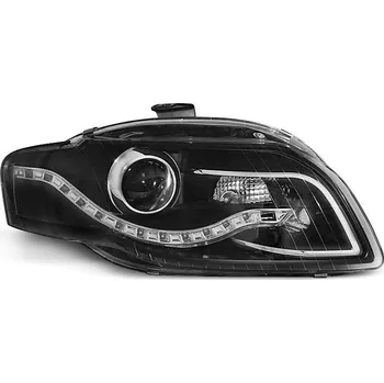 Přední světlomet TUNING-TEC Přední světla Audi A4 B7 04-08 - černá DRL