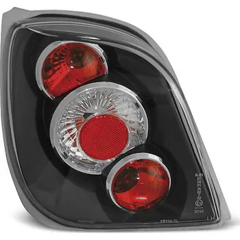 Zadní světlomet TUNING-TEC Zadní světla Ford Fiesta MK3 89-95, krystal/černé
