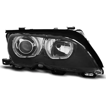 Přední světlomet TUNING-TEC Přední světla BMW E46 01-05 Angel Eyes - černé 1