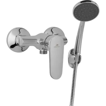 Vodovodní baterie JB Sanitary Nástěnná sprchová baterie FINERY, rozteč 100 mm, s příslušenstvím