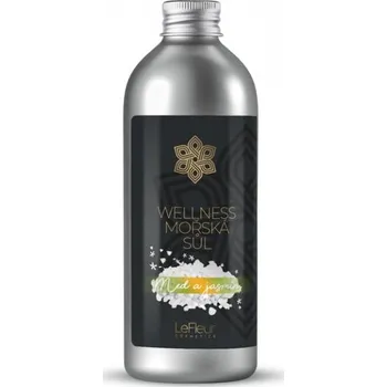 Koupelová sůl LeFleur Nanolab mořská sůl med a jasmín 300 g