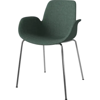 Jídelní židle Seed, Čalounění Soil Stone Blue, Podnož Černá