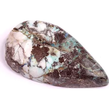 Přírodní kámen Kabošon Azurite Tourquise č.3084 (38x21x8mm)