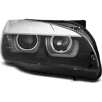 Přední světlomet TUNING-TEC Přední světla BMW X1 E84 12-14 - černé LIGHT TUBE DRL