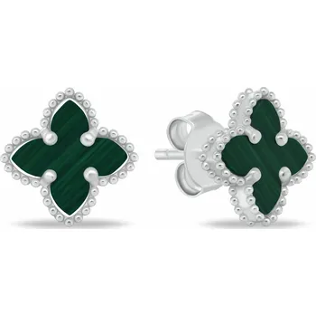 Módní doplněk Brilio Silver Nadčasové květinové náušnice ze stříbra EA1156WG + 2 měsíce na vrácení zboží