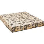 Středně tvrdá pružinová matrace FUTON ARONA 160x200 cm, bavlněný potah