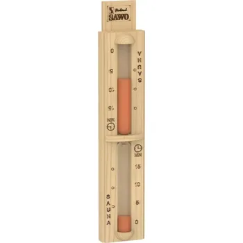 Přesýpací hodiny do sauny Sawo 176078 - doba měření 15m, borovice, 65x340mm, 0.5kg