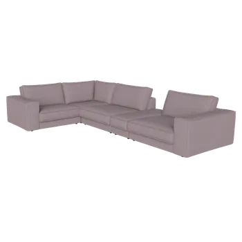 Sedací souprava Noora, Čalounění Step light grey