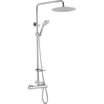 Sprchový set JB Sanitary Sprchová sestava s termostatickou baterií s horním vývodem, průměr 30cm, s příslušenstvím