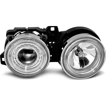Přední světlomet TUNING-TEC Přední světla BMW E30 82-94 Angel Eyes - chrom 2