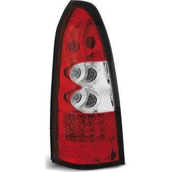 Zadní světlomet TUNING-TEC Zadní světla Opel Astra G Caravan 98-04 - krystal/červené LED