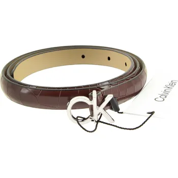 Opasek CALVIN KLEIN Dámský kožený hnědý pásek K60K612390-HJM-622 Velikost 90