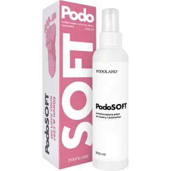 Kosmetika na nohy Podoland PodoSoft změkčující tekutina na kůži a nehty 200ml