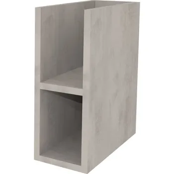 Koupelnový nábytek Aira, koupelnová skříňka 20 cm, spodní, Multidecor, Chromix stříbrný