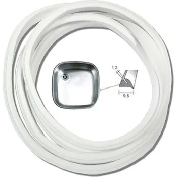 TĚSNĚNÍ NÝVLT s.r.o. SADA - těsnění ocel. dřezu, BÍLÉ, OVÁL, 450x380 mm - K7/405