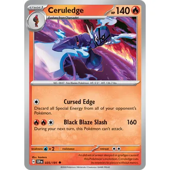 Sběratelská karetní hra Celuredge 035/191 - Surging Sparks Typ karty: Non-Holo