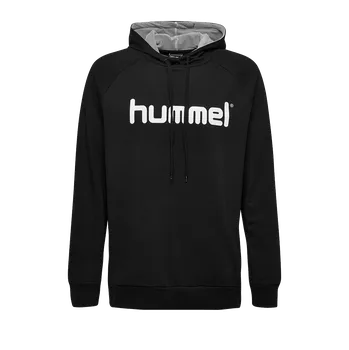 Dámská mikina Mikina s kapucí Hummel GO KIDS COTTON LOGO HOODIE 203512-2001 Velikost XXS (111-116 cm)