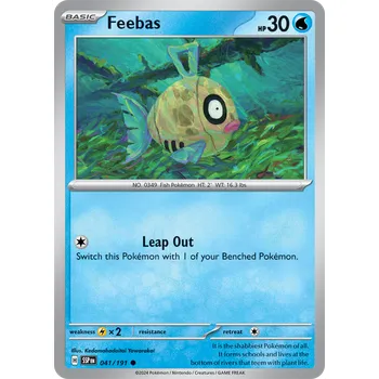 Sběratelská karetní hra Feebas 041/191 - Surging Sparks Typ karty: Non-Holo