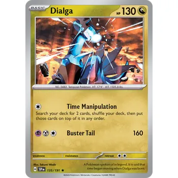 Karetní hra Dialga 135/191 - Surging Sparks Typ karty: Holo