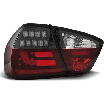 Zadní světlomet TUNING-TEC Zadní světla BMW E90 05-08 sedan - kouřové/červené LED BAR