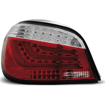 Zadní světlomet TUNING-TEC Zadní světla BMW E60 03-07 sedan - červené/krystal LED BAR 2