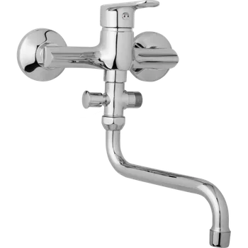 Vodovodní baterie JB Sanitary Nástěnná umyvadlová a sprchová baterie FINERY, rozteč 150 mm, bez příslušenství, trubkové ramínko 300 mm