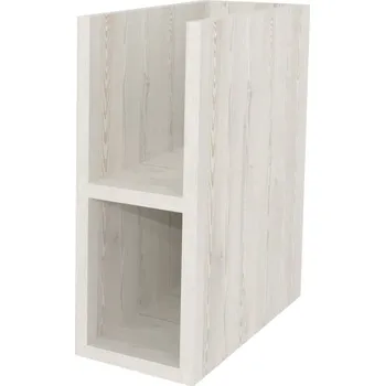 Koupelnový nábytek Aira, koupelnová skříňka 20 cm, spodní, Multidecor, White Loft Pine