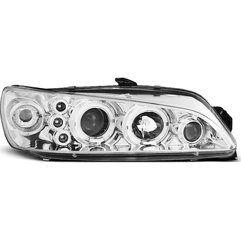 Přední světlomet TUNING-TEC Přední světla Peugeot 306 97-01 Angel Eyes - chrom